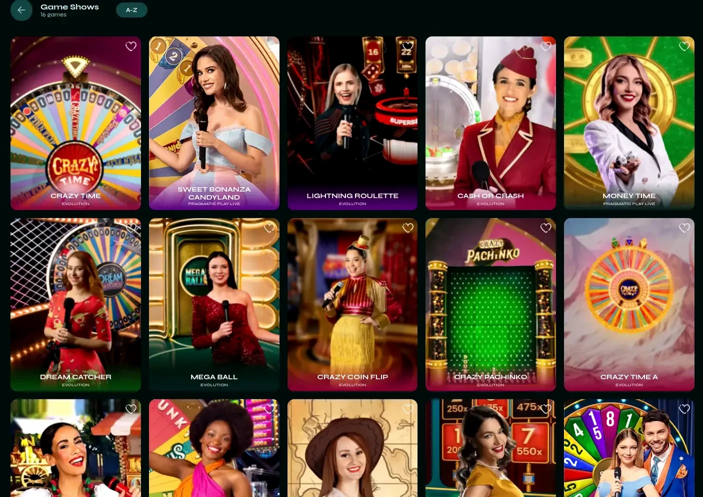 Dendera Mobile App Spiele Auswahl auf dem Smartphone